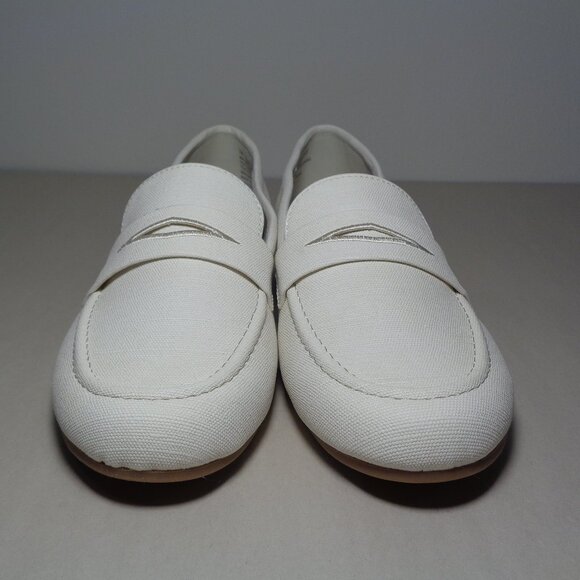 Kensie Size 10 M / YELENA / Cream / Canvas / Penny Loafers / New Women's Shoes - Picture 11 of 16